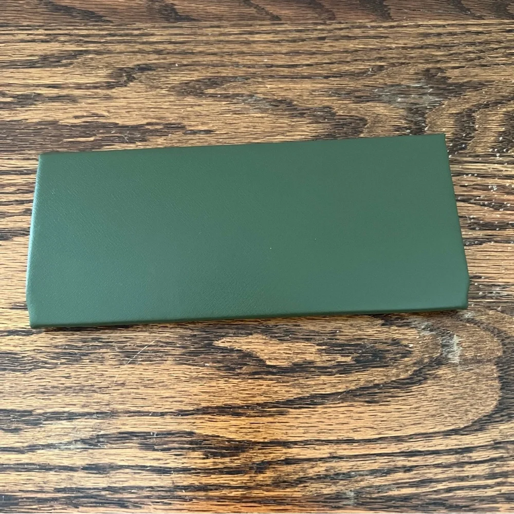 Longchamp Green Folding Glasses Case